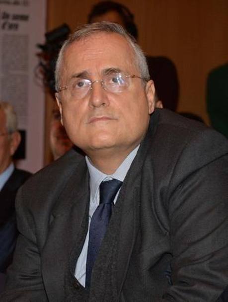 Claudio Lotito, presidente della Lazio. Bozzani